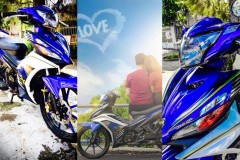 Exciter 135 độ đầy nỗi bật trong lối thiết kế LC 135