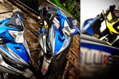 Exciter 135 độ hài hòa với màu xanh biển đầy tươi mát