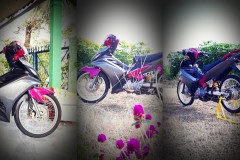 Exciter 135 độ khoe dáng cùng thiên nhiên của Biker Long An