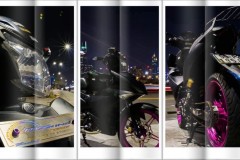 Exciter 150 độ đầy bí ẩn khoe dáng giữa đêm muôn màu bên quận 2