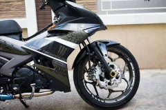 Exciter 150 độ đầy hầm hố & uy lực với nòng súng Leovince