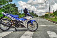 Exciter 150 độ khá cứng cáp khoe dáng giữa đường phố