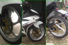 Exciter 150 độ nhẹ nhàng với đôi chân siêu mỏng manh