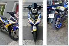 Exciter 150 độ nhẹ nhàng với phong cách tem đấu đầy ấn tượng