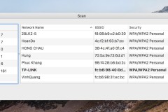 [macOS] Hướng dẫn cách xác định kênh Wifi tối ưu để thu được tín hiệu tốt hơn bằng công cụ có sẵn