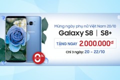 Ngày Phụ nữ Việt Nam, Galaxy S8 & S8 Plus đều giảm 2 triệu đồng