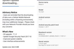 Nokia 6 được cập nhật lên đời Android 7.1.2, tăng hiệu năng và ổn định
