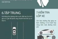 10 điều cần ghi nhớ khi lái xe trong thời tiết mưa lớn