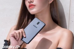 [Bộ ảnh] Galaxy J7+ đẹp tinh tế với camera kép ấn tượng trên tay Vy Vy Trương
