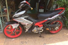 Exciter 135 độ kinh dị với dàn chân một gắp đầy táo bạo