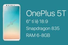 Sẽ có OnePlus 5T viền màn hình mỏng tỉ lệ 18:9 trong năm nay?