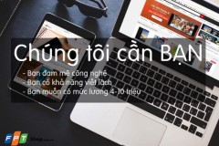 Tuyển Cộng tác viên viết bài cho trang tin công nghệ FPTShop