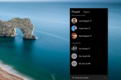 [Windows 10 Fall Creators] Làm quen với People Bar