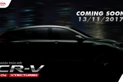 Tin nóng: Honda CR-V mới ra mắt tại Việt Nam tháng 11 này