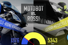 Valentino Rossi so tài cùng MotoBot tại Tokyo Motor Show 2017