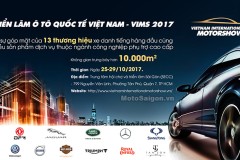 [VIMS 2017] Hé lộ các mẫu xe mới từ 13 hãng xe tham dự Triển lãm Ô tô Quốc Tế Việt Nam