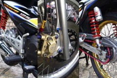 Wave 125 độ đầy ấn tượng với nhiều đồ chơi khá sang chảnh