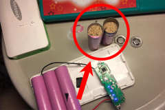 Cảnh báo: Sạc dự phòng giả chứa toàn cát bụi bên trong