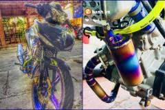 Exciter 150 độ cứng cáp đầy sang trọng với vũ khí Titan