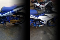 Exciter 150 độ kiểng nhẹ với các món đồ chơi quen thuộc