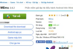 Hướng dẫn cài đặt ứng dụng MEmu lên máy tính
