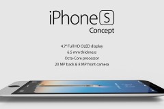 Concept iPhone S: màn hình OLED, Full HD, camera selfie 8 MP