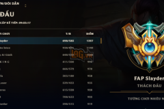 LMHT: Top 10 tuyển thủ dẫn đầu chế độ xếp hạng đơn máy chủ Việt Nam