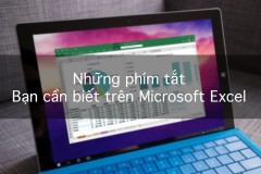 Một số phím tắt hữu dụng trong Microsoft Excel cho dân văn phòng
