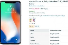 iPhone X trên Amazon giá 3000 USD