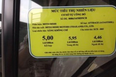 Từ 2018, Ô tô 7-9 chỗ phải dán nhãn năng lượng trước khi ra thị trường