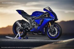 Yamaha R1 2018 sẽ có 2 màu mới Xanh dương-Blue Race và Đen-Raven