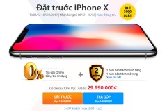 Đã có hơn 2.000 khách đặt mua iPhone X sau 2 ngày nhận đặt cọc trước