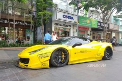 Ferrari 458 độ LibertyWalk cùng chủ nhân xuống phố Sài Gòn