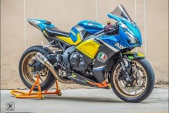 CBR1000RR độ đặc sắc qua style AGV Cá Mập Pista Misano