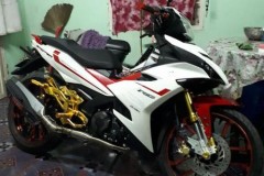 Exciter 150 độ mạnh mẽ với nhiều đồ chơi chất và hơi thở ra lửa