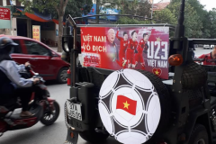 Loạt ý tưởng độ xe cổ vũ cho tuyển U23 Việt Nam