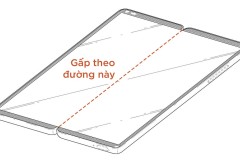 LG nộp bằng sáng chế về máy tính bảng lai điện thoại "với màn hình dẻo có thể gấp đôi lại”