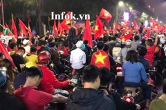 Những hình ảnh phấn khích tột cùng khi U23 vào chung kết