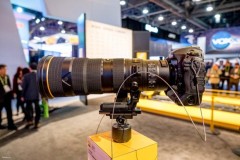 [CES18] Cận cảnh ống kính AF-S Nikkor 180-400mm F4E TC1.4 FL ED VR cùng thân máy Nikon D5