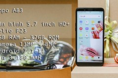 Hiệu năng của Oppo A83: Dưới 5 triệu có chip Helio P23, cùng 3 GB, RAM - 32 GB ROM