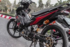 Exciter 135 độ cầu kỳ với khá nhiều chi tiết nhưng vẫn thanh thoát và tinh tế