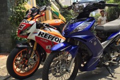 Exciter 135 độ - siêu xe hai bánh trang bị nhiều đồ chơi cực chất