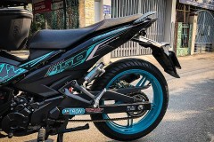 Exciter 150 độ đơn giản đầy đẳng cấp với tone màu xanh Nitron