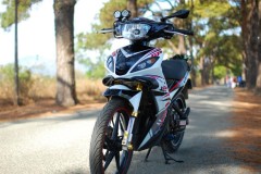 Exciter 2010 độ với những góc ảnh nghiêng ngã của biker Gia Lai