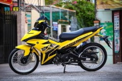 Exciter 150 độ full tông vàng đầy sáng chói