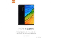 Mi MIX 2S lộ ảnh báo chí với thiết kế không viền và chip Snapdragon 845