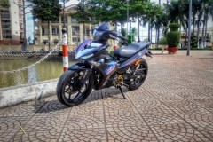 Cận cảnh Exciter 150 độ mang vẻ đẹp đến từ bóng tối