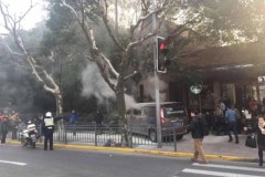 Thượng Hải: Lái xe hút thuốc khi chở xăng lậu, gây tai nạn nghiêm trọng