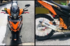 Winner 150 độ phiên bản siêu nhân cam xuất hiện