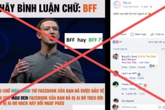 Sự thật việc comment BFF để kiểm tra thông tin Facebook có bị đánh cắp hay không?